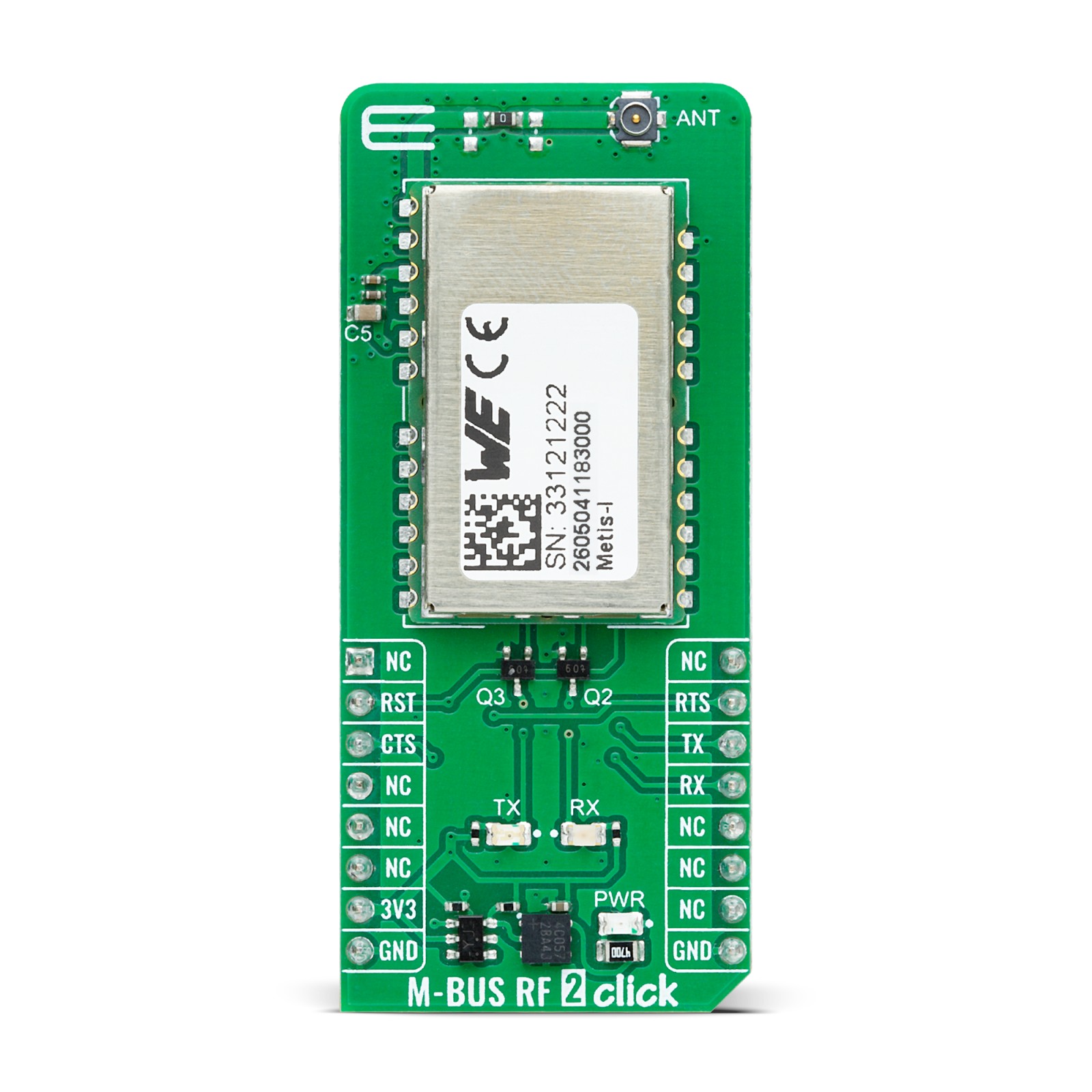 M-BUS RF 2 Click with Metis-I Wireless Communication Module