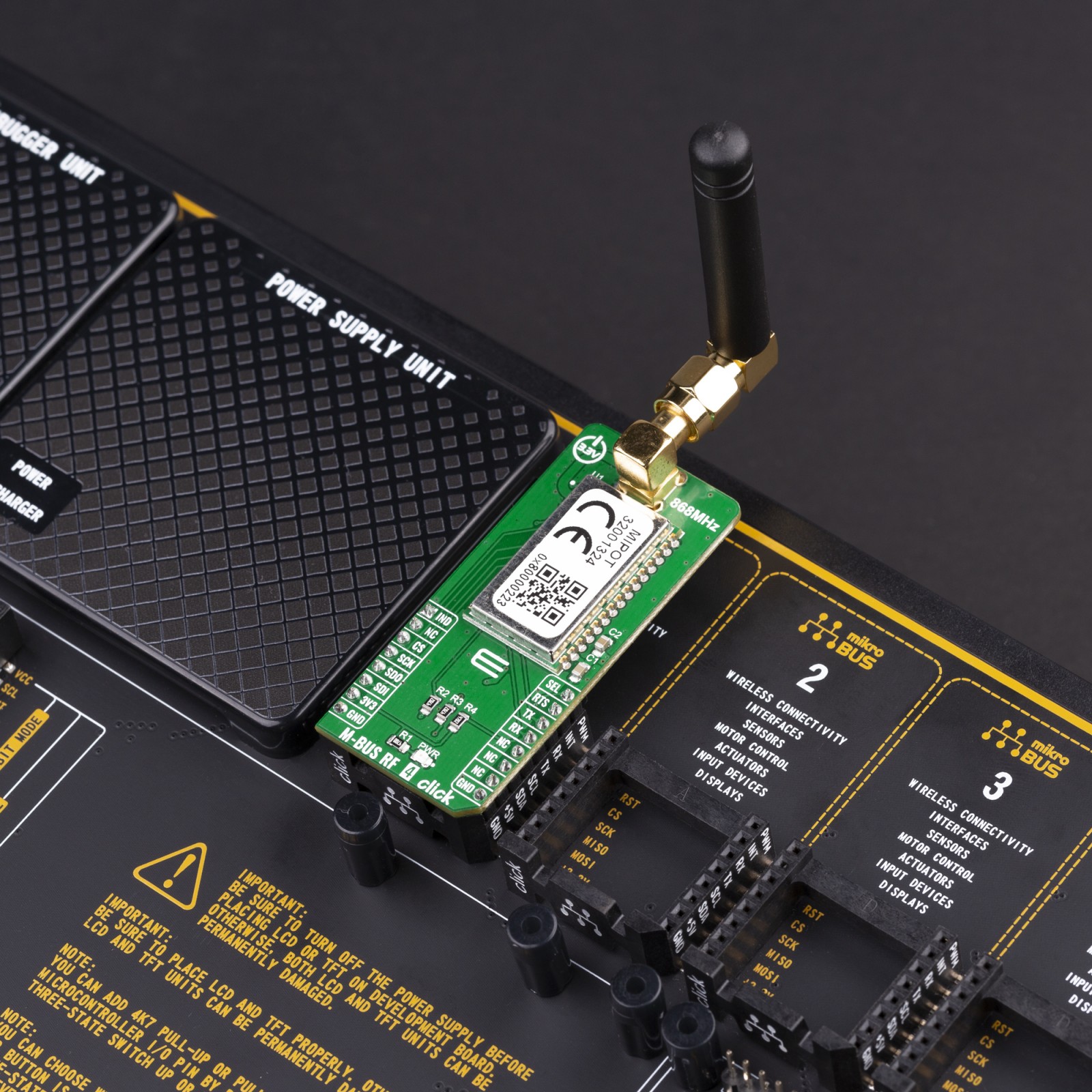 MIPOT 32001324 RF Wireless M-BUS Click board™ | MIKROE