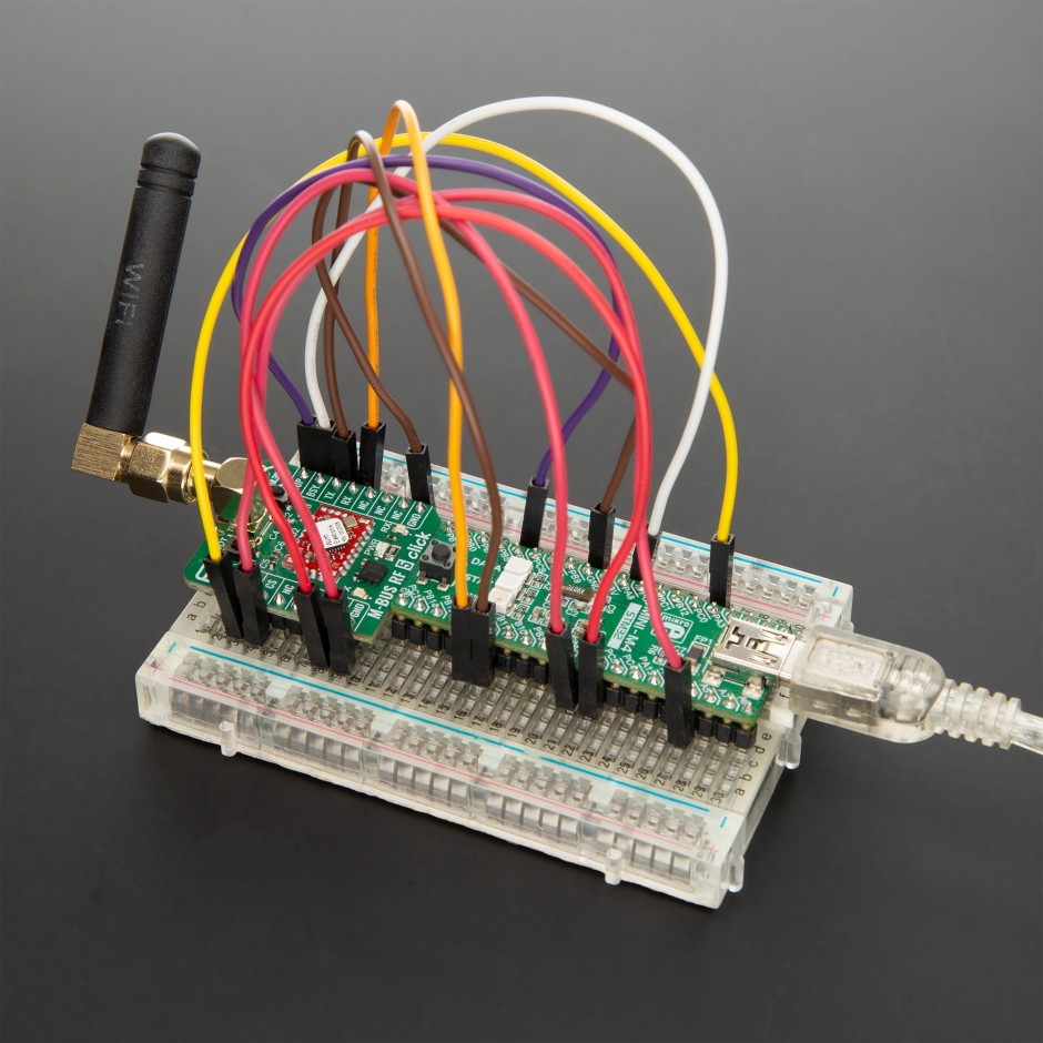 M-BUS RF 5 Click - Metis-E Wireless M-Bus module | MIKROE-6763