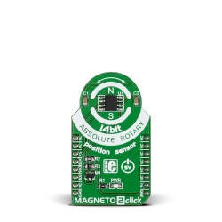 【ポップコーン】DCマイクロモータ 1717T003SR+IE2-512 MLX90316 Magnetic Angle Sensor Board | Magneto 2 Click by MIKROE