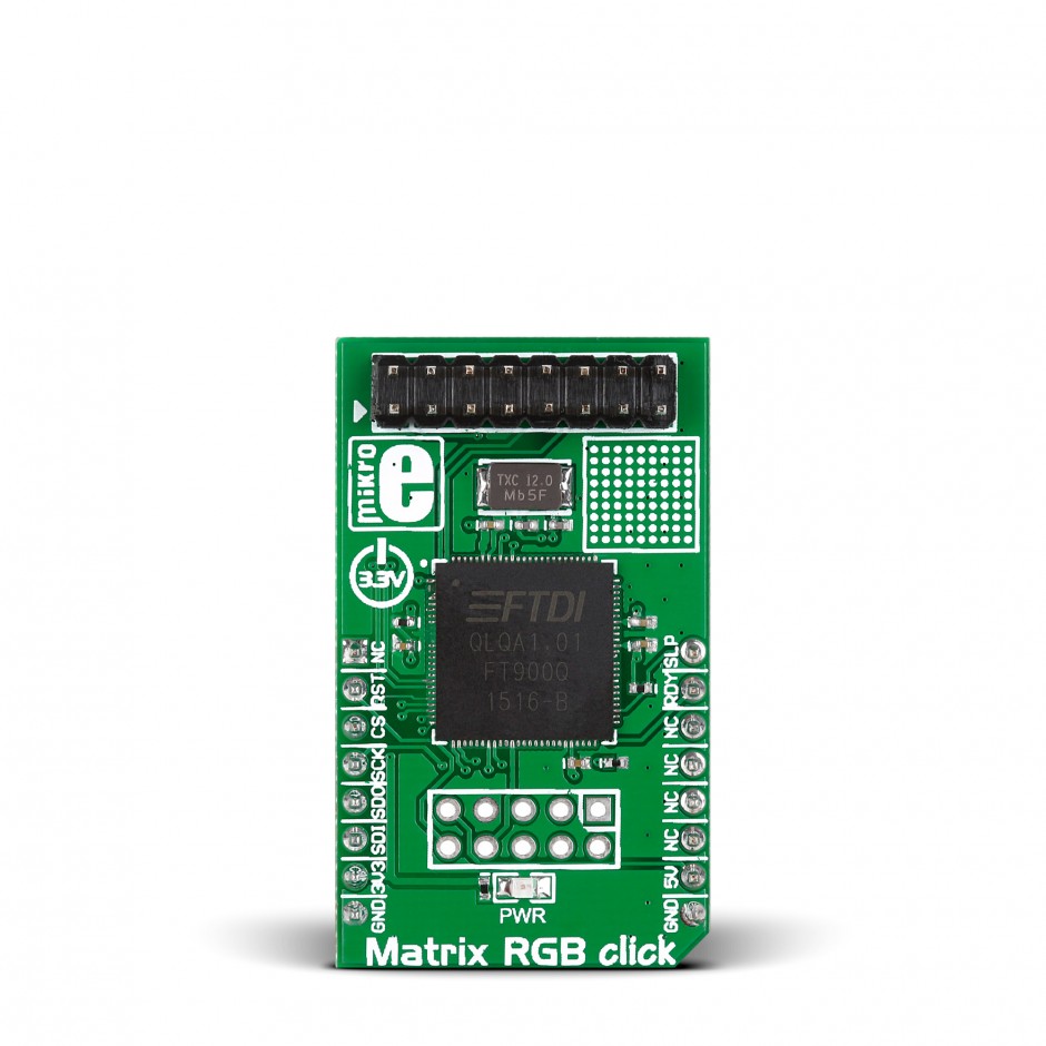 Matrix RGB click – 16x32 RGB LED matrix driver