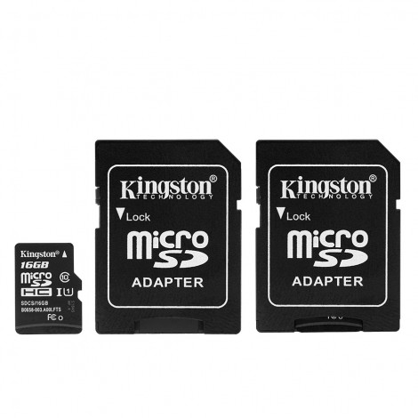 microSD card 16 GB with adapter Mikroe - Main Image