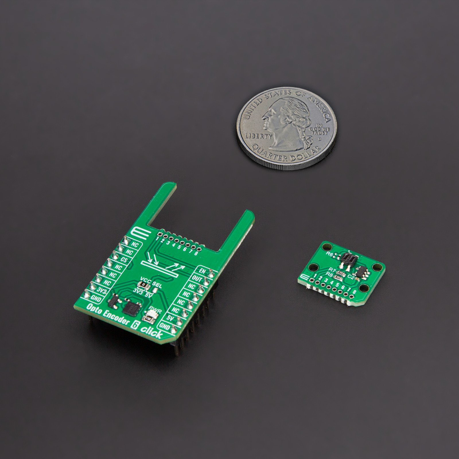 Opto Encoder 6 Click - For motion and position detection | MIKROE-6569