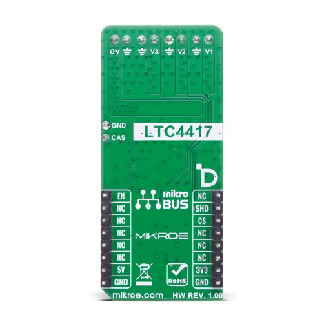 Power MUX 3 Click - Prioritized PowerPath™ controller | MIKROE-6622