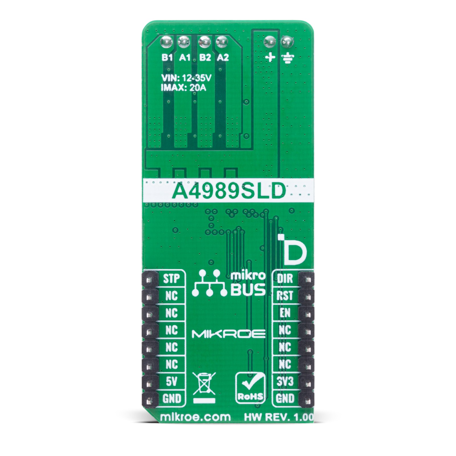 Power Step Click - For high-power bipolar stepper motors | MIKROE-6623