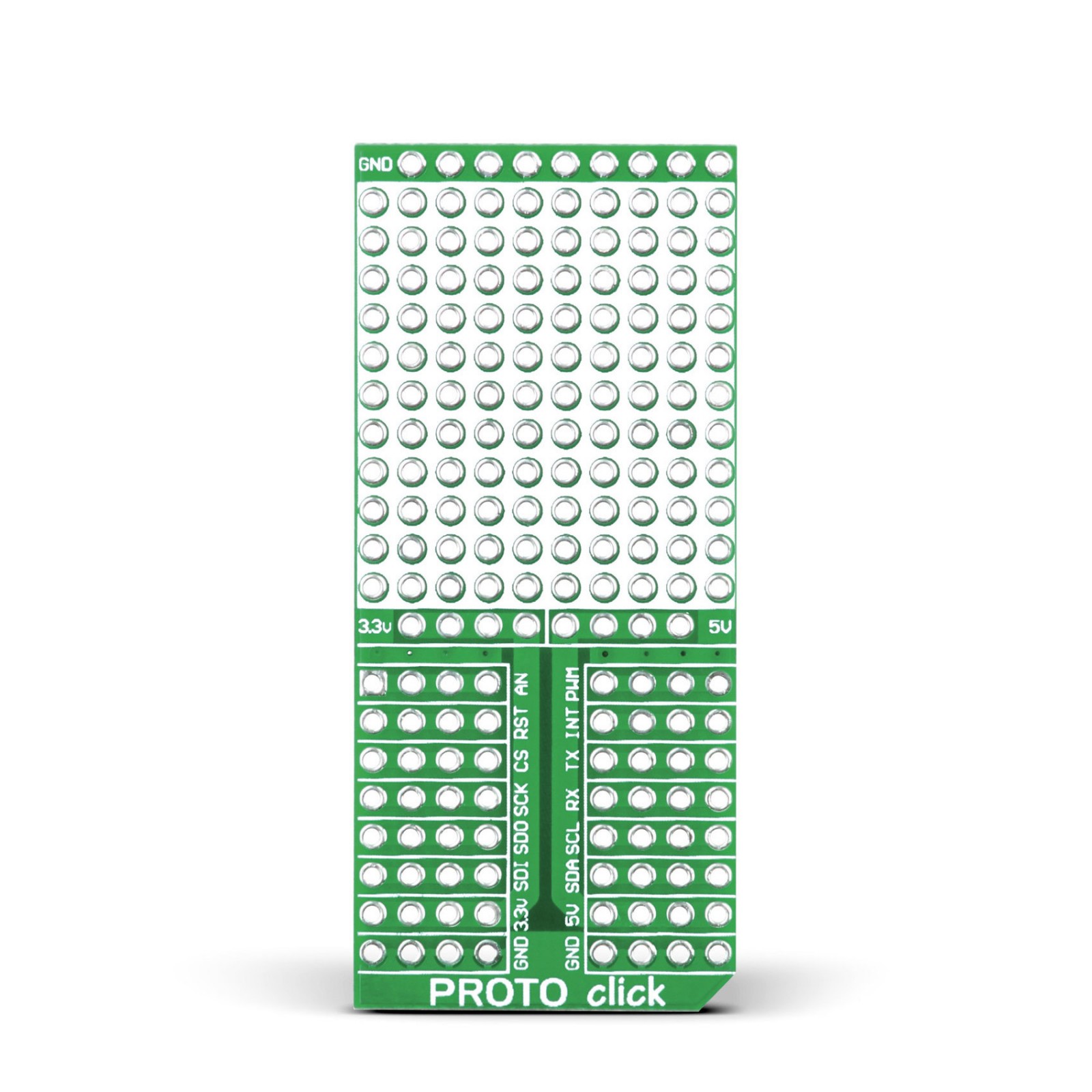 PROTO click Prototyping board in mikroBUS form factor