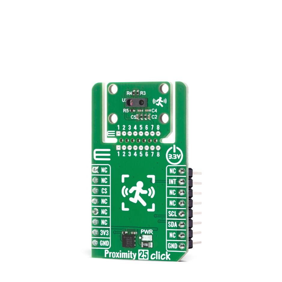 Proximity 25 Click - 600mm Proximity Sensor | MIKROE-6990
