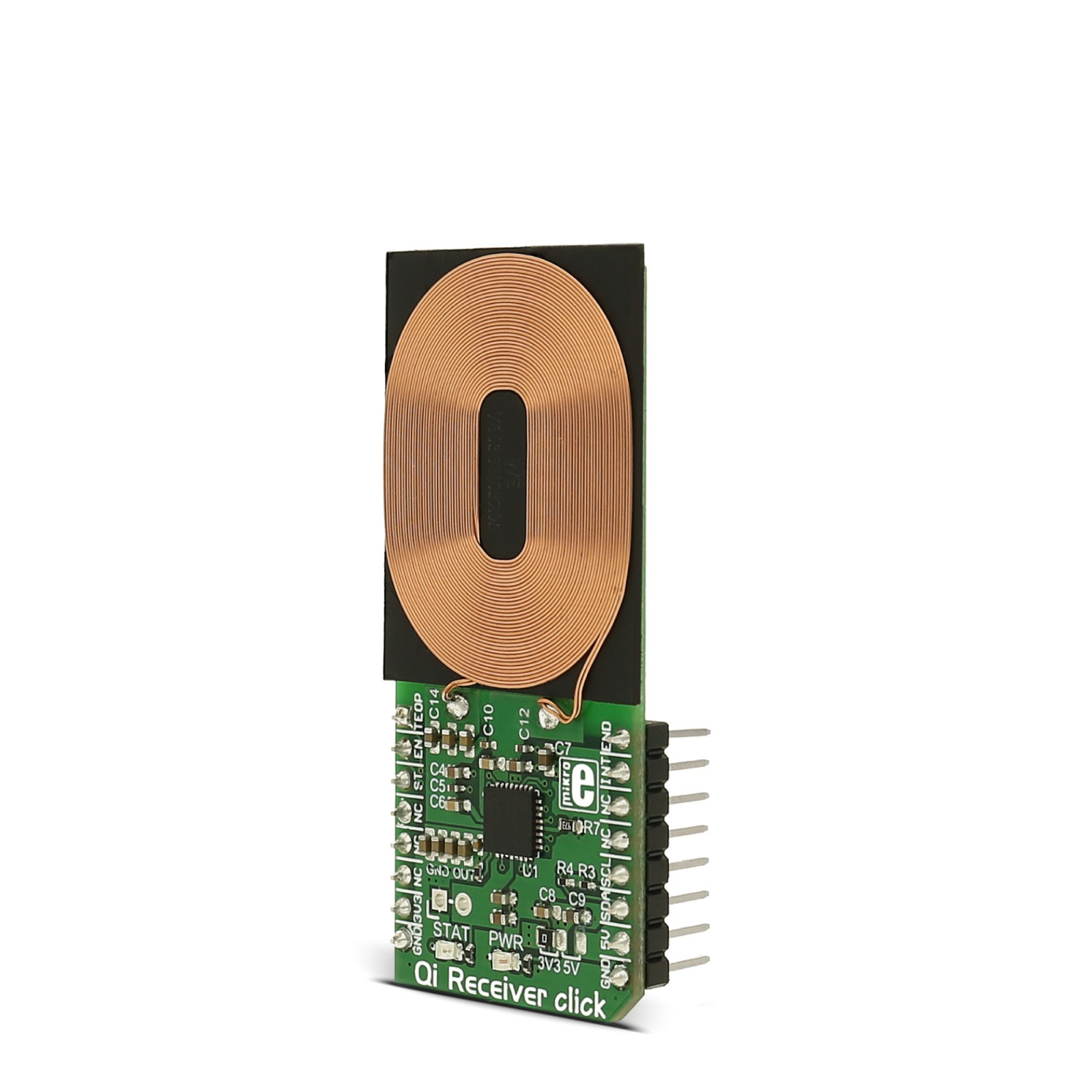 Qi Receiver click - a wireless power receiver | MikroElektronika