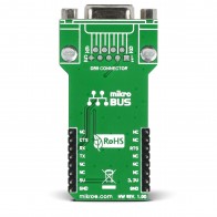 RS232 click - features a standard RS232 DB9 port and a
