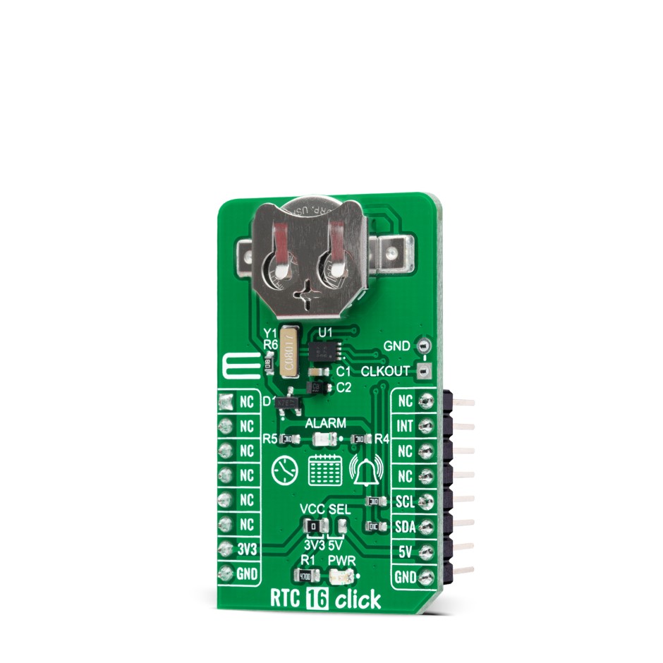 RTC 16 Click with BU9873 Real-Time Clock