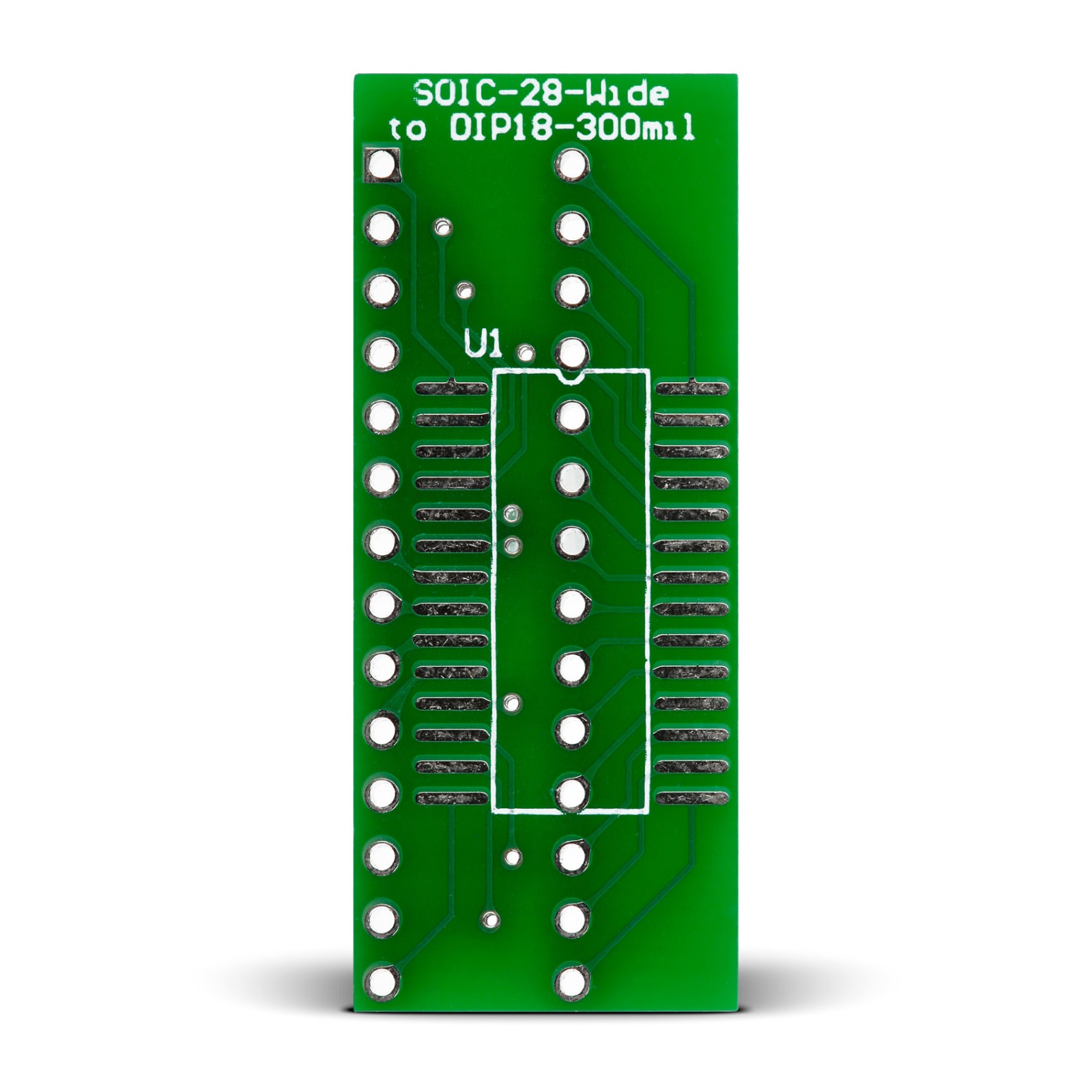 SOIC-28-Wide to DIP28-300mil Adapter