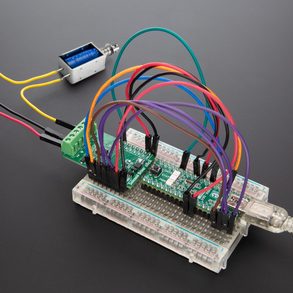 Fuel Solenoid Driver Module Solenoid Driver Click - For solenoids and valves | MIKROE-6574