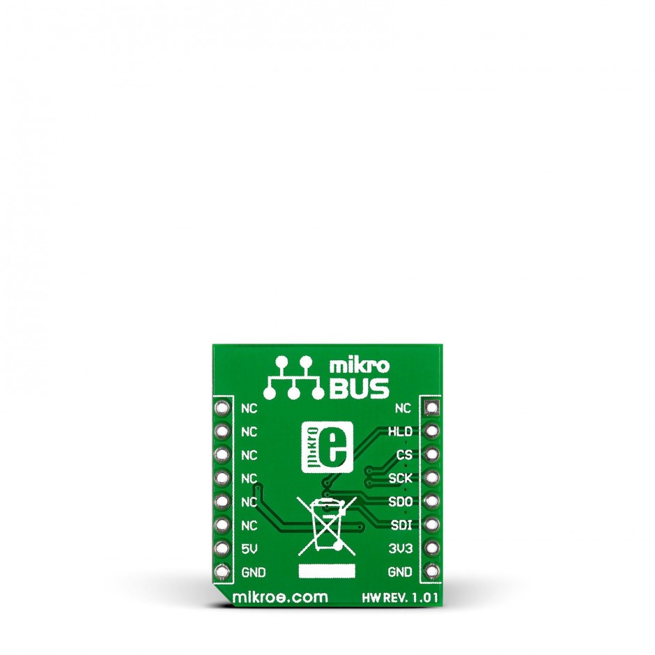 SRAM Click | 23LC1024 SPI SRAM Module for High-Speed Data Storage