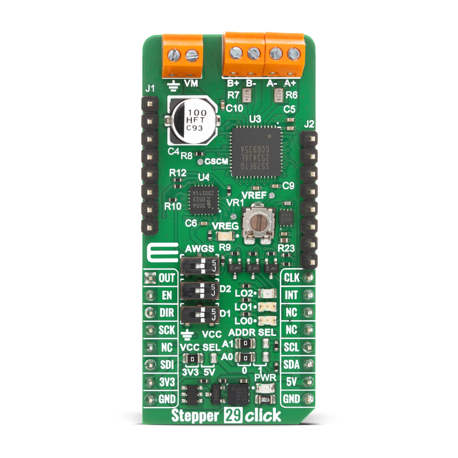 Stepper 29 Click - PWM Chopper Stepper Driver | MIKROE-6903