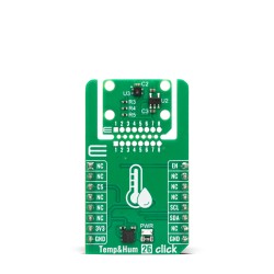 Shop Click Boards Sensors Temperature & humidity Temp&Hum 26 Click Front