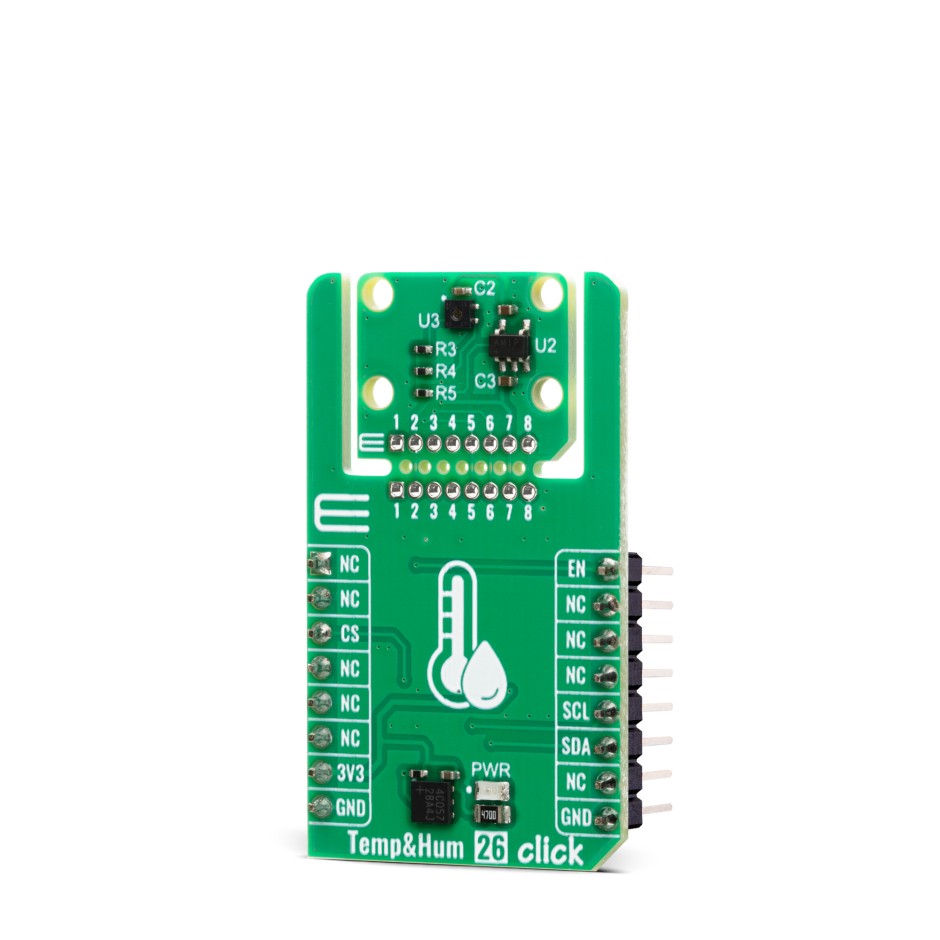 Temp&Hum 26 Click - Temperature and humidity sensor | MIKROE-6688