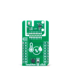 Shop Click Boards Sensors Temperature & humidity Temp&Hum 27 Click Front