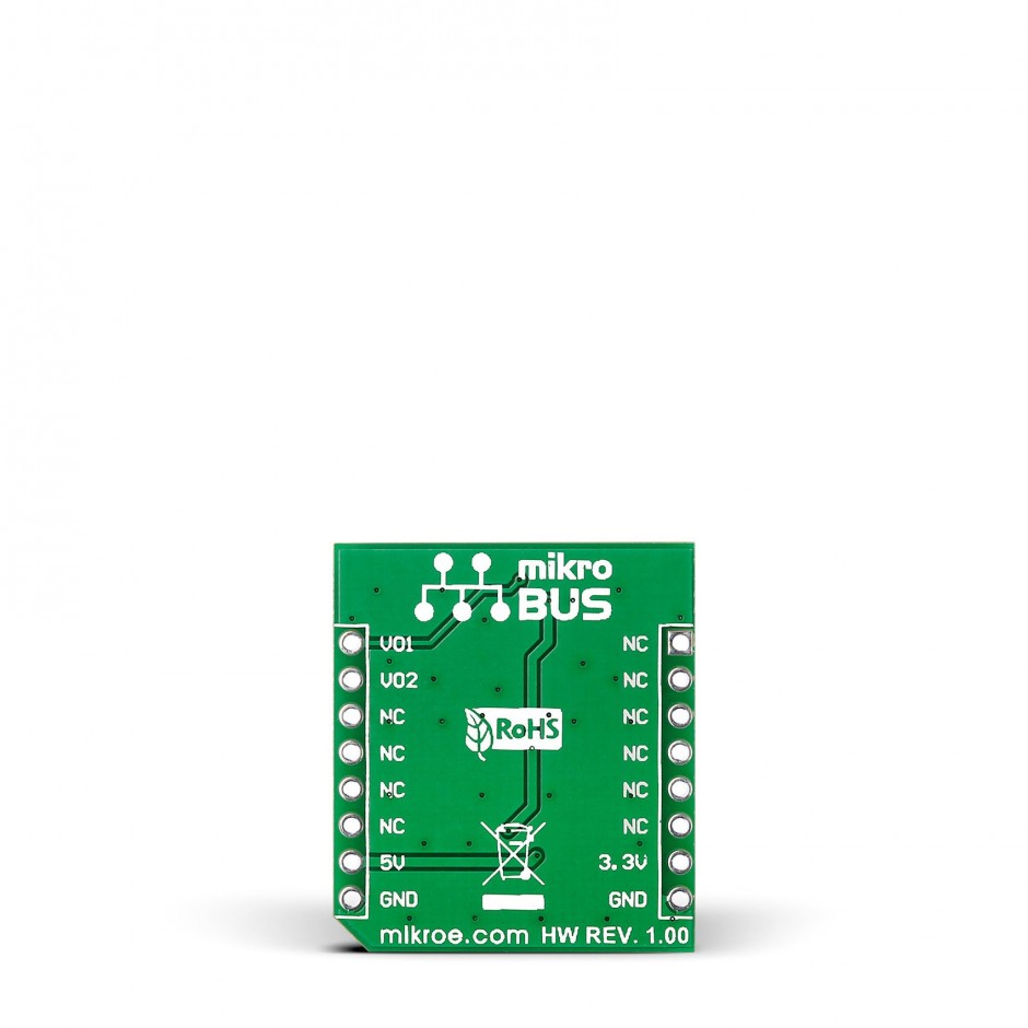 Tilt click — board with RP1035 4directional optical tilt sensor