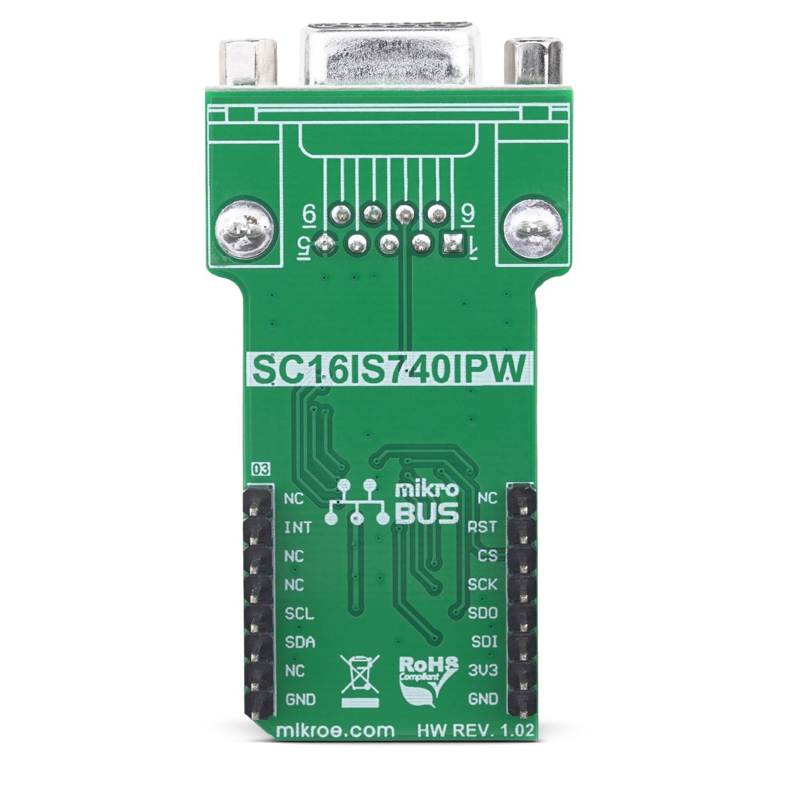 UART I2C/SPI Click | Mikroe