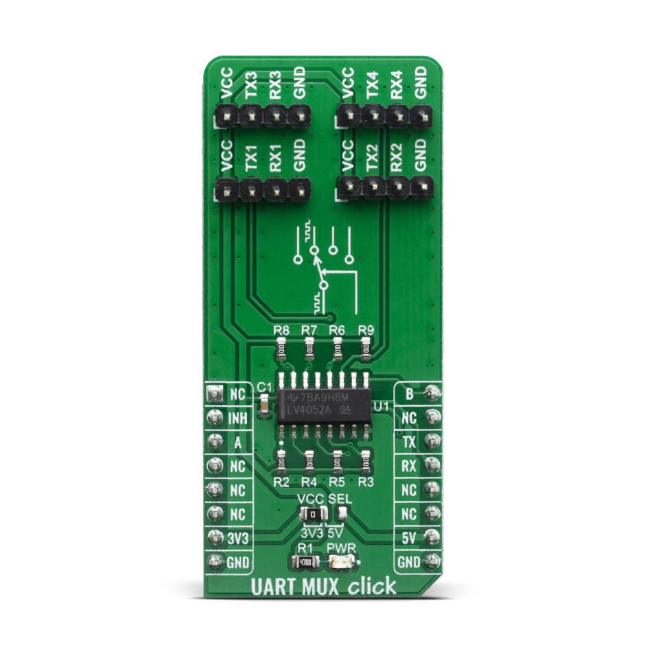 UART MUX Click | Mikroe