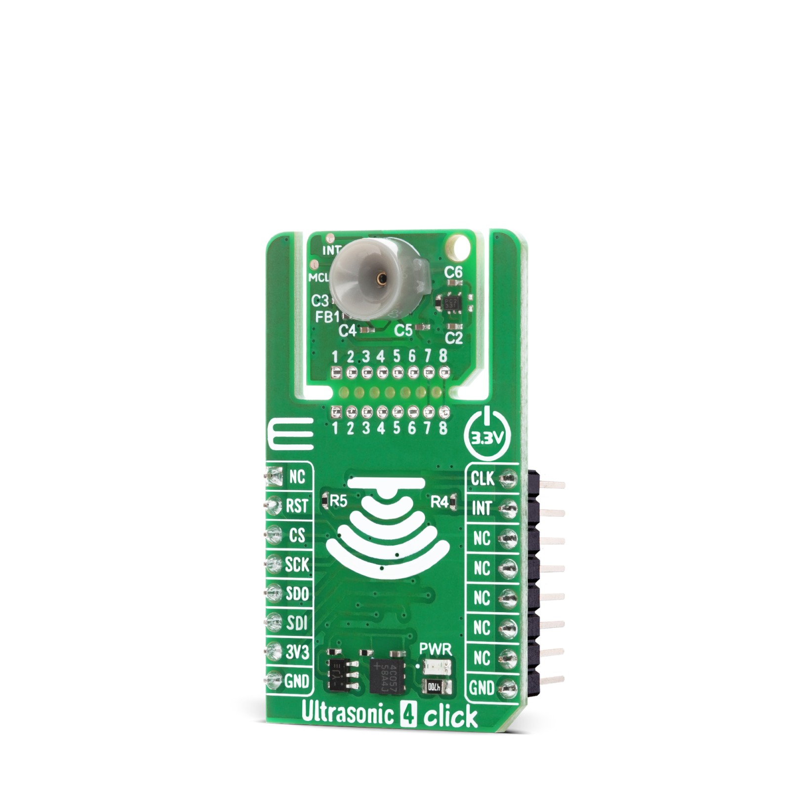 Ultrasonic 4 Click - Ultrasonic Time-of-Flight | MIKROE-6601