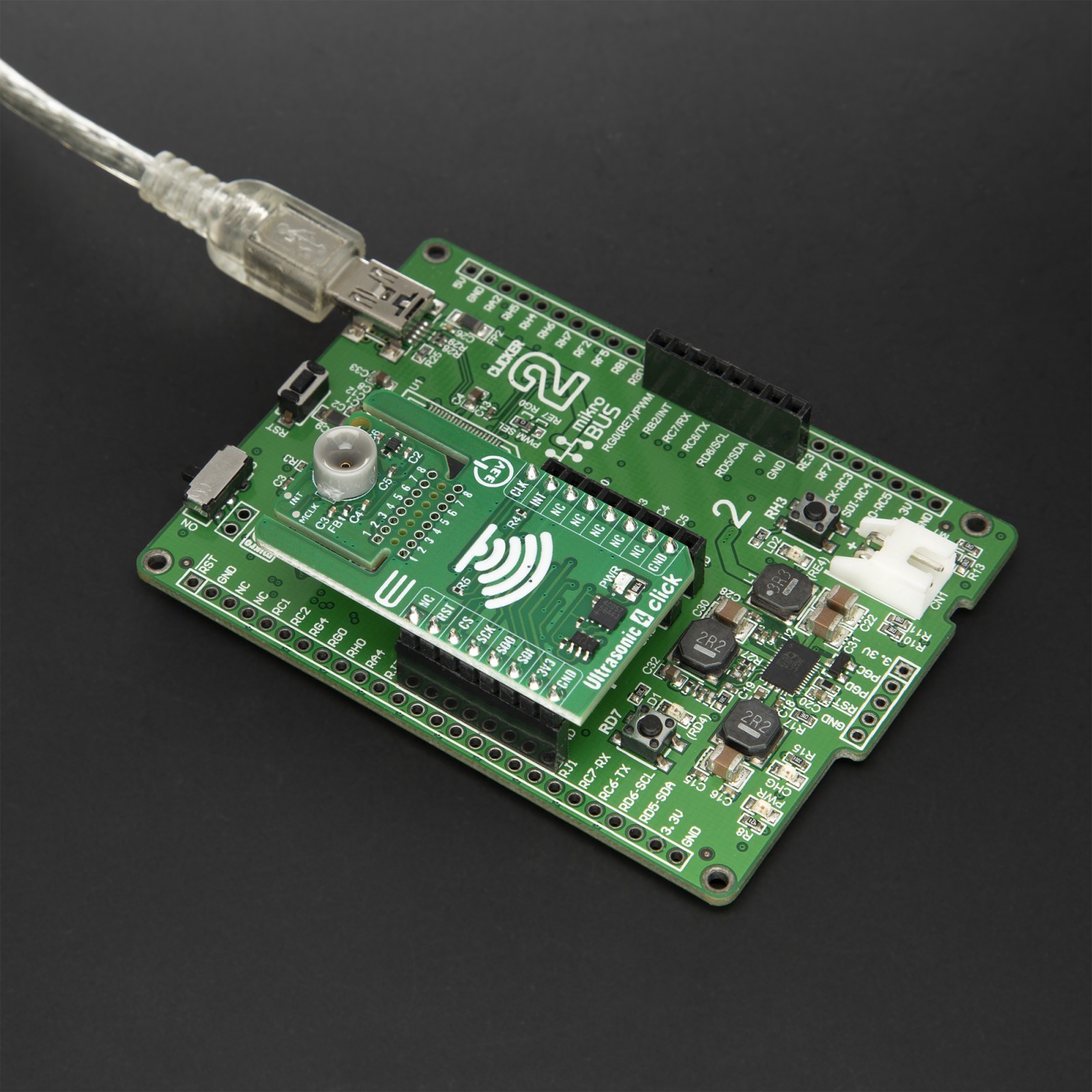 Ultrasonic 4 Click - Ultrasonic Time-of-Flight | MIKROE-6601