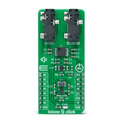 NJU72341 Electronic Volume Control | Volume 2 Click | MIKROE