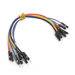 MikroElektronika Wire Jumpers Male to Male (15 cm length, 10pcs)